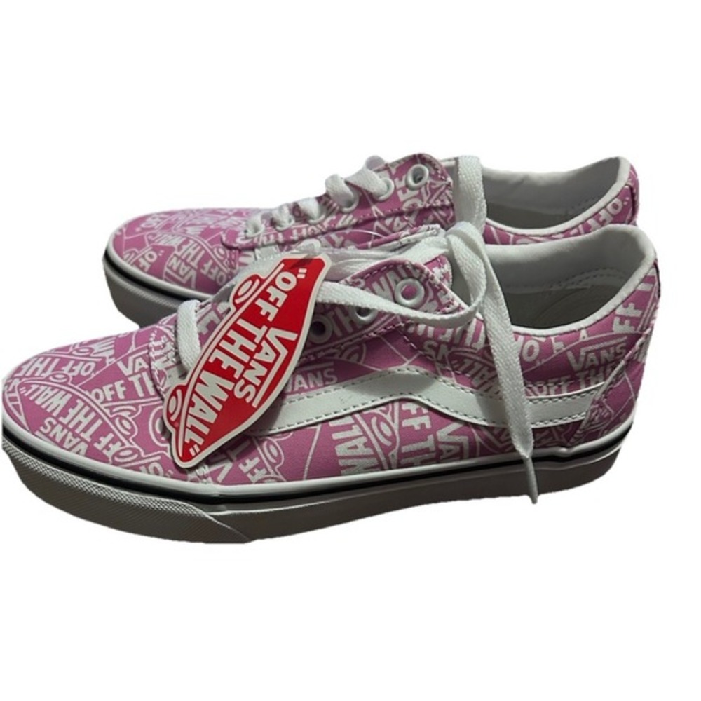 Vans Womens Off‎ the Wall Otw Repeat Pink Casual Shoes Sneakers Size 6.5 New